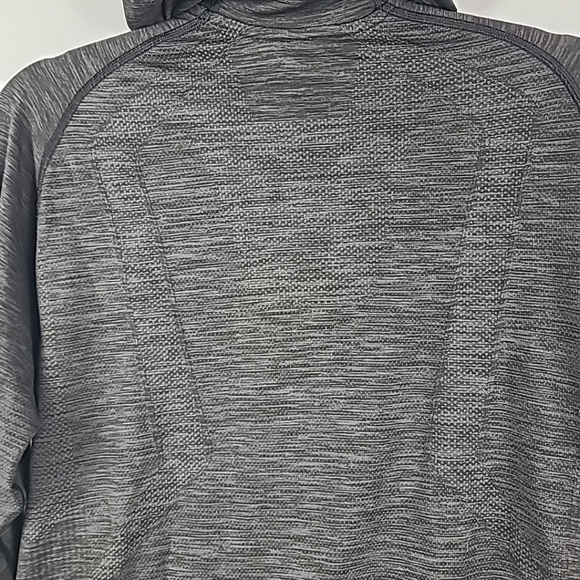 Lululemon Men's Hoodie Gray 1/4 Zip Lightweight 'Do It For The Bacon' Sz M - Picture 8 of 9